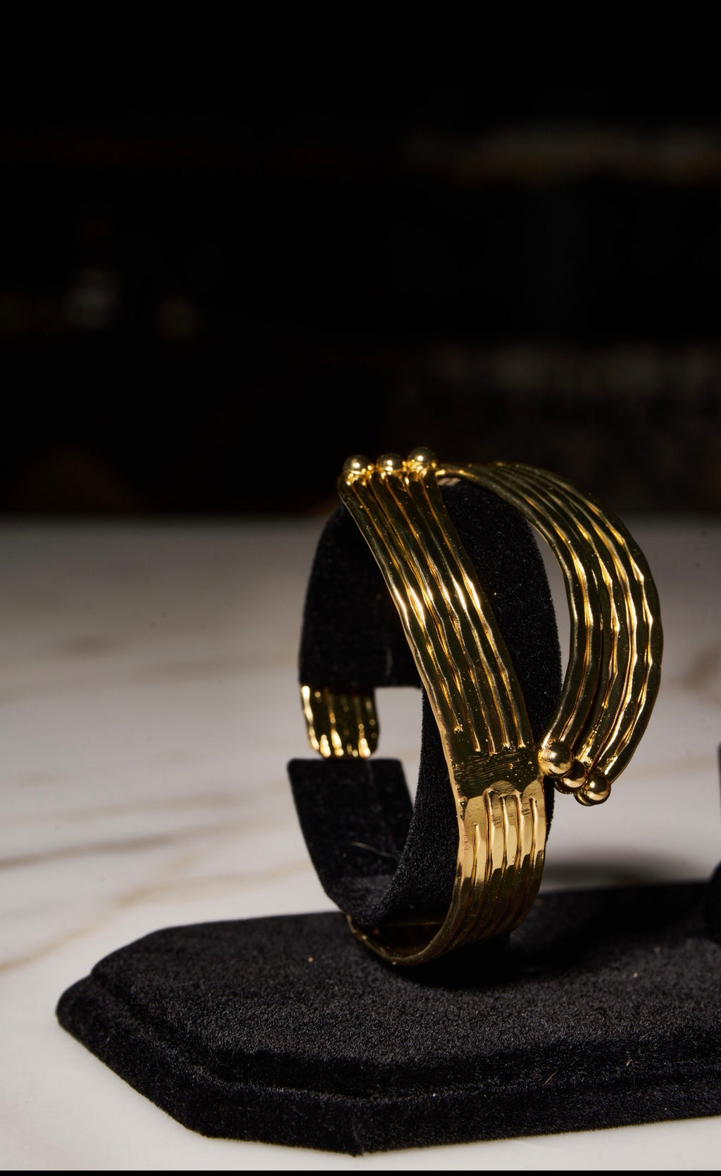 Gold Current Cuff #22