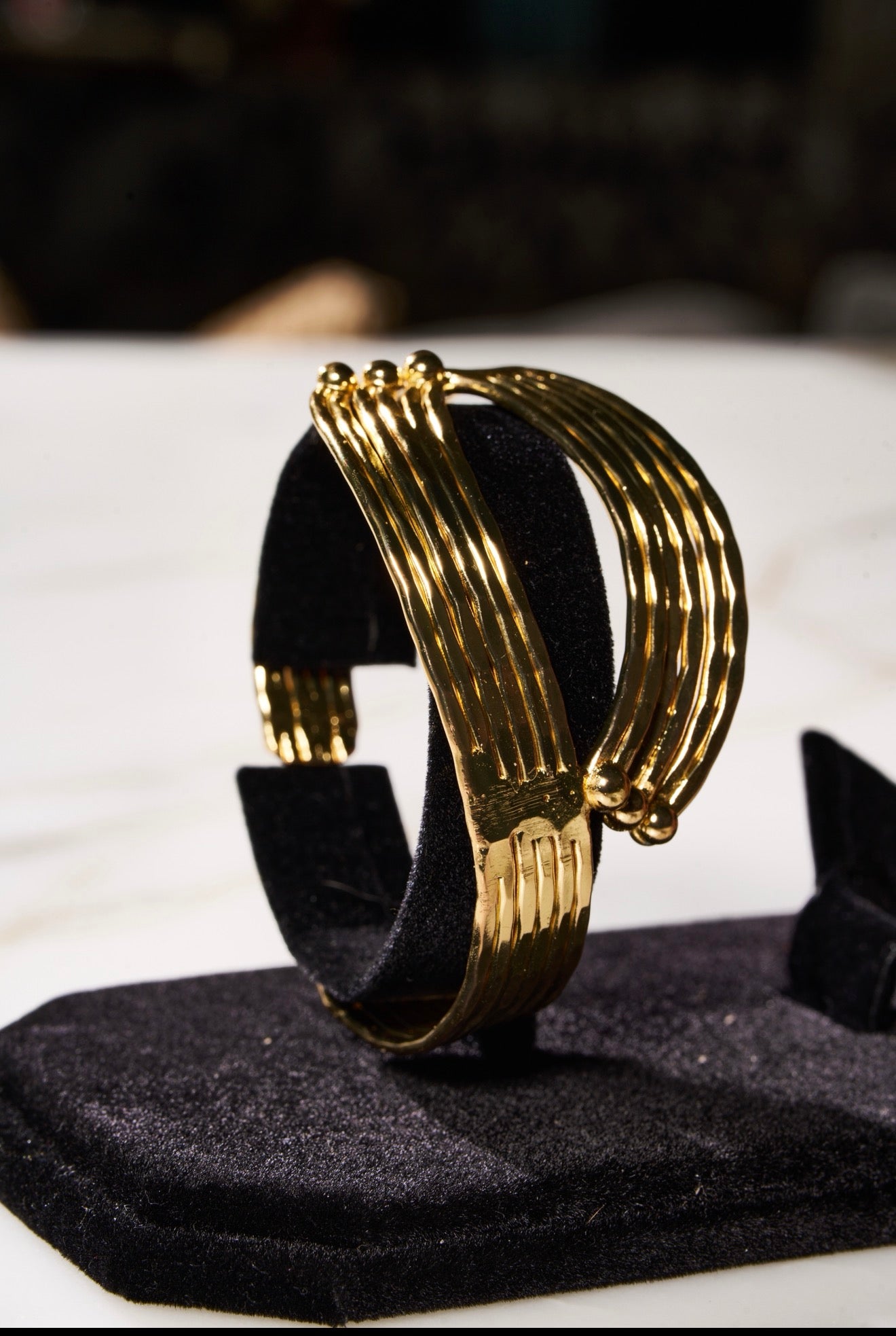 Gold Current Cuff #22