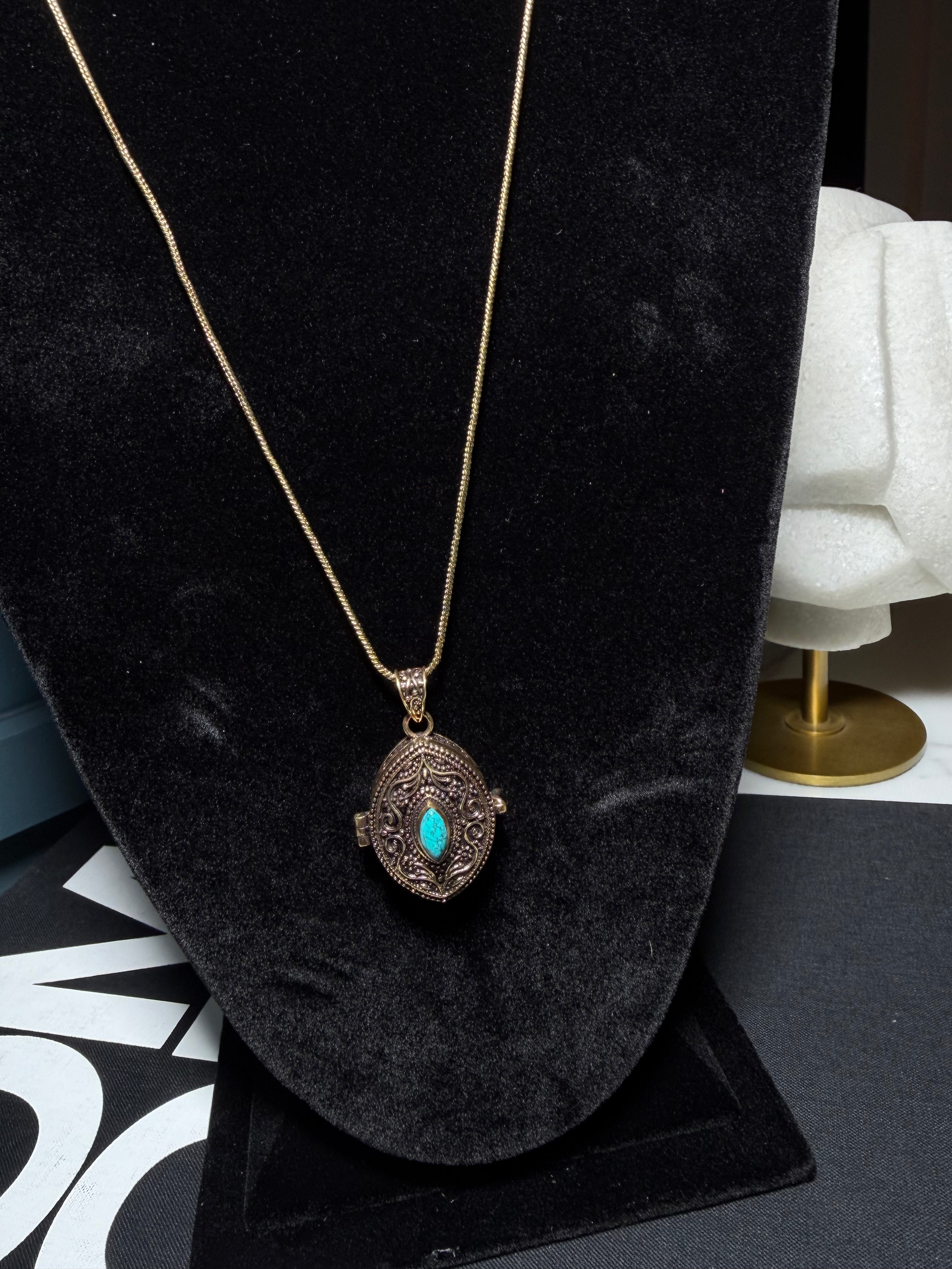 Turquoise Oracle Locket
