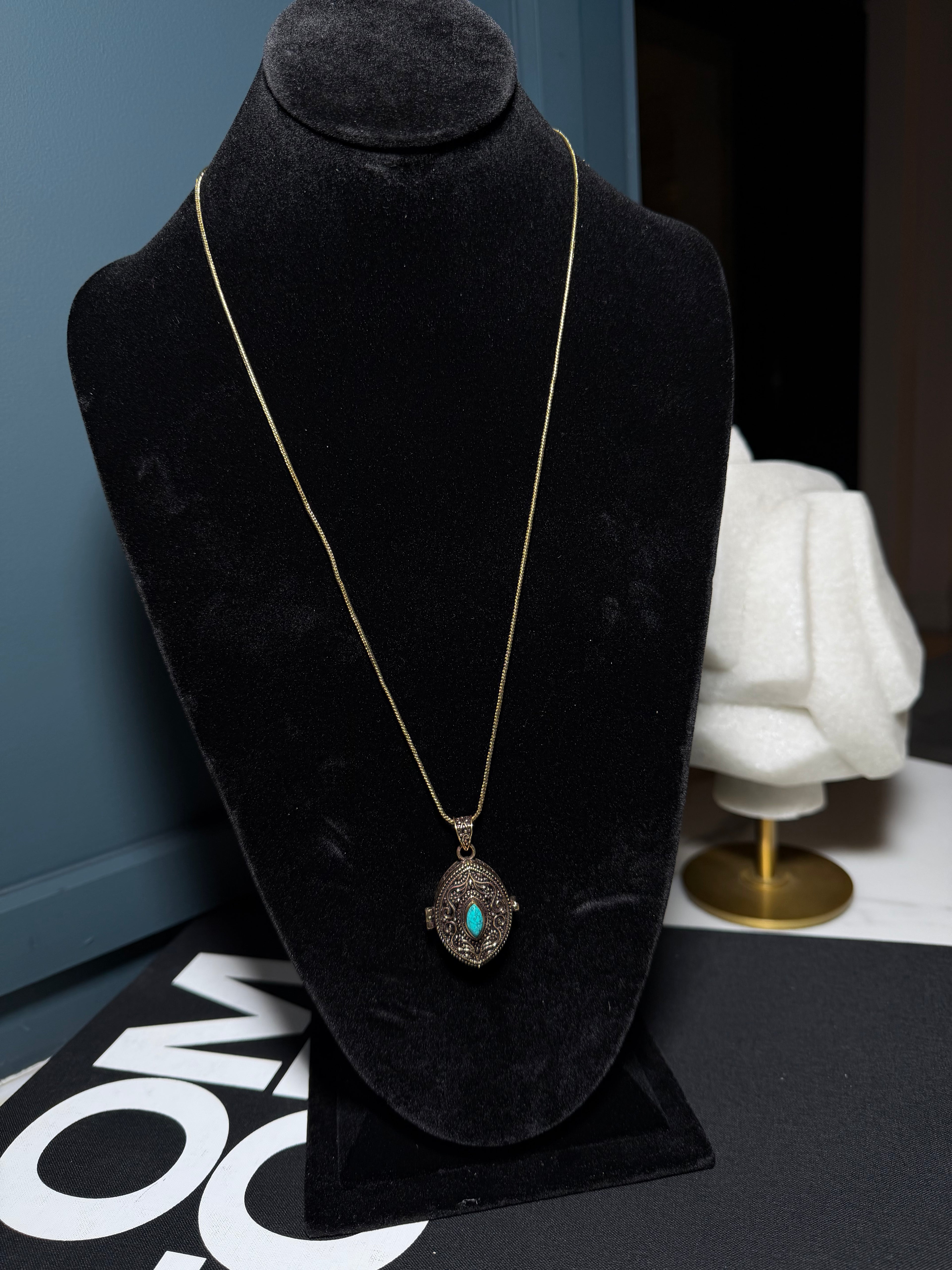 Turquoise Oracle Locket