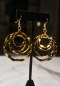 Gold Sacred Ripple Earrings #36