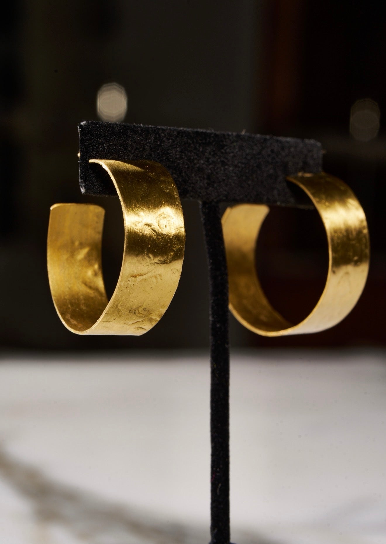 Gold Aura Hoops #38
