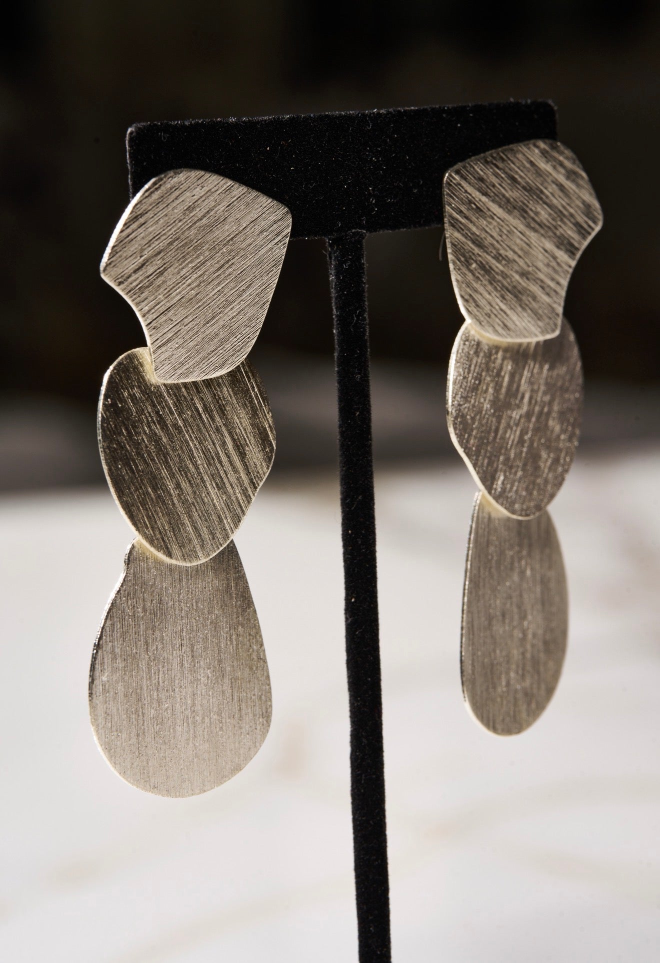 Silver Goddess Flow Earrings #40