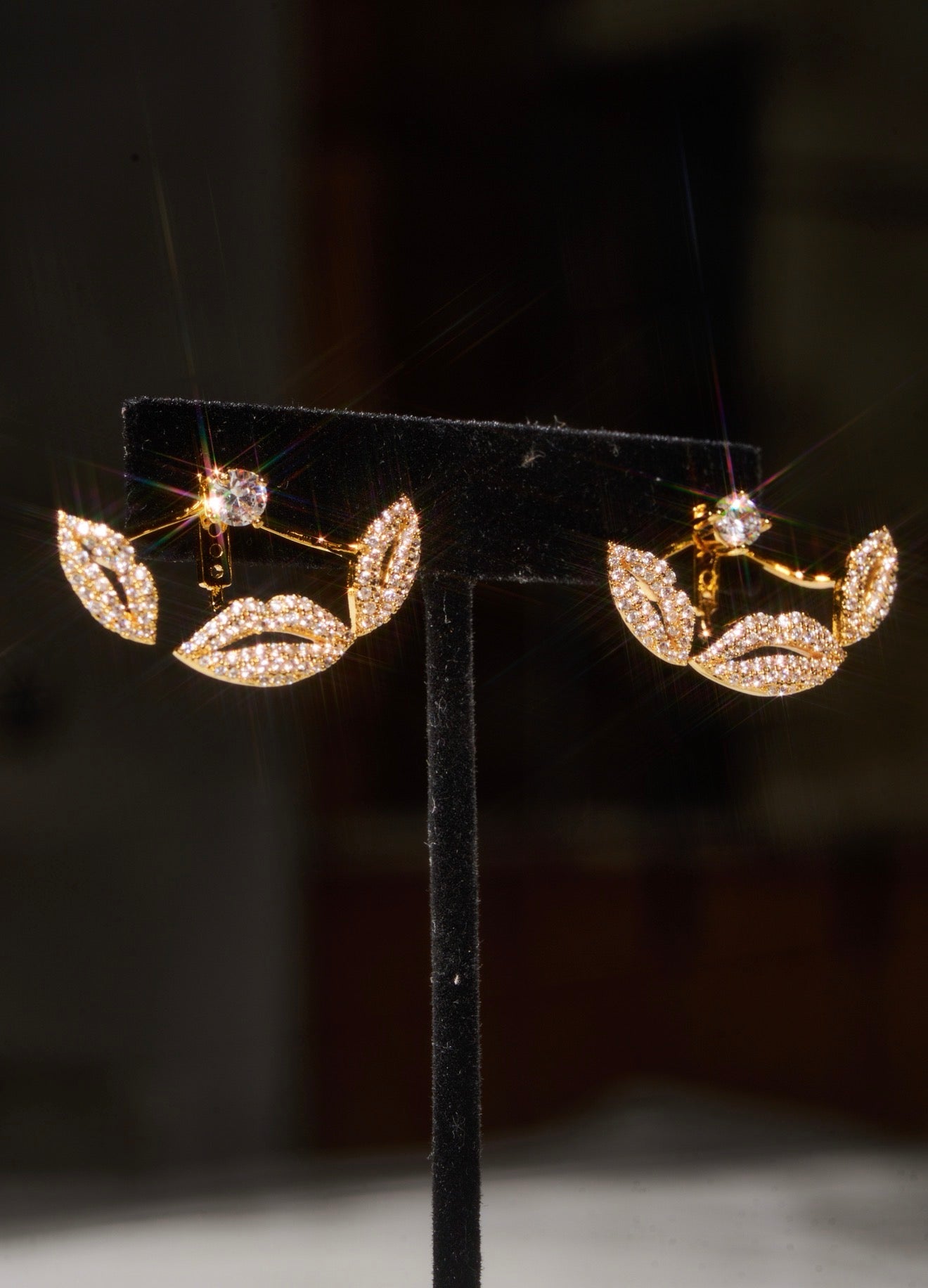 Gold Divine Kiss Earrings #43