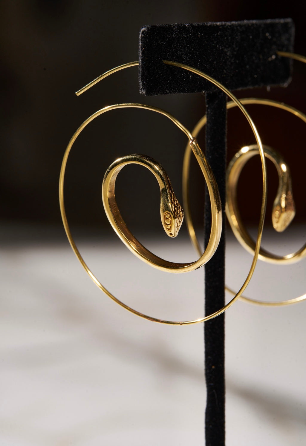 Gold Divine Venom Hoops #46