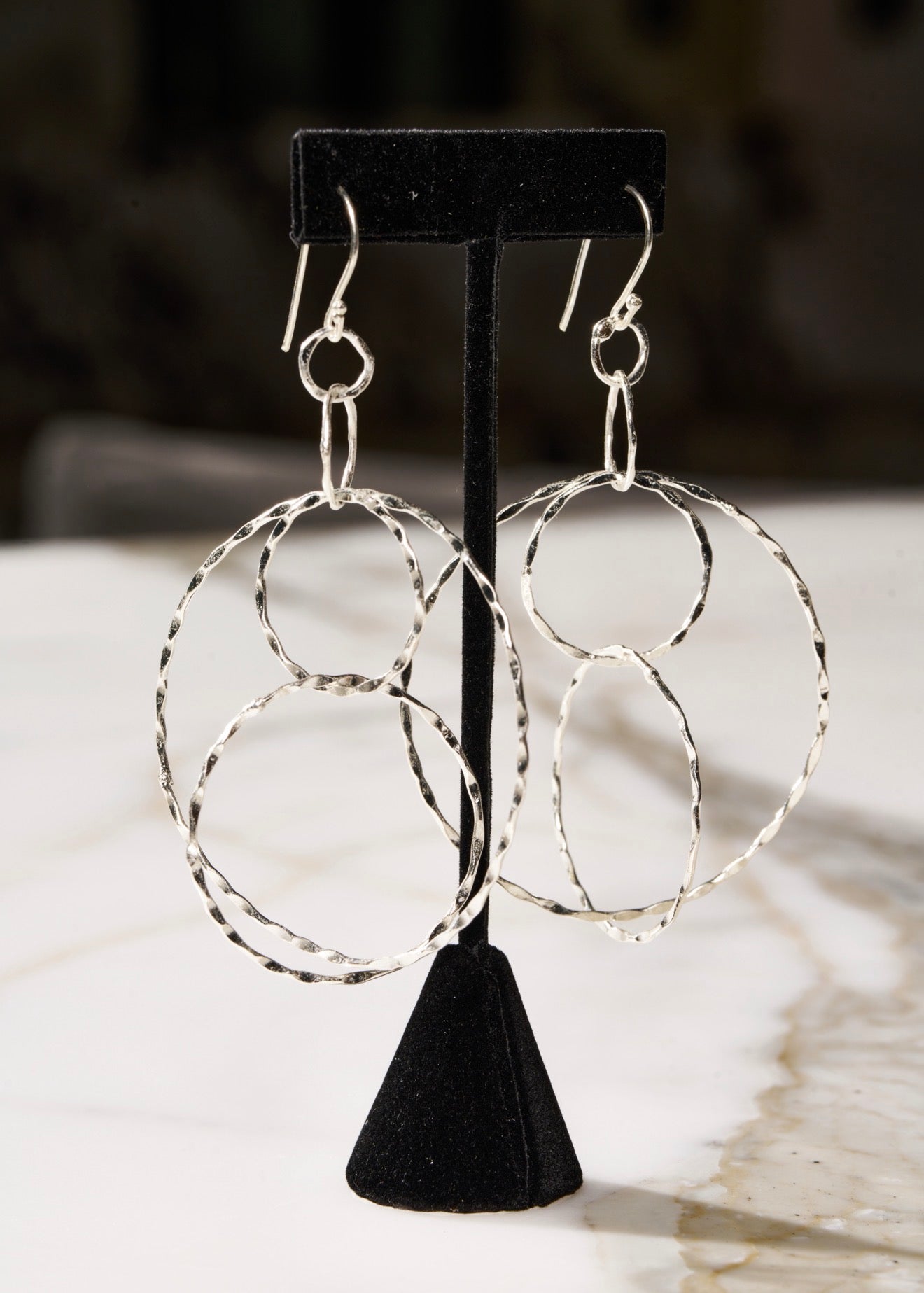 Aligned Energy Earrings Silver #52