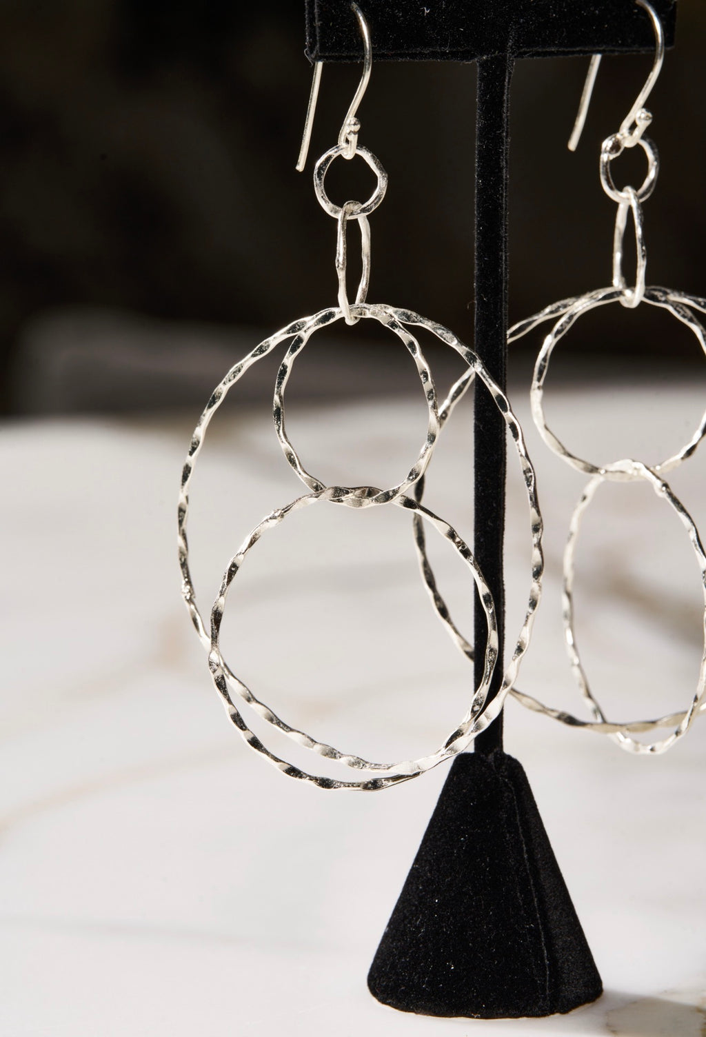 Aligned Energy Earrings Silver #52
