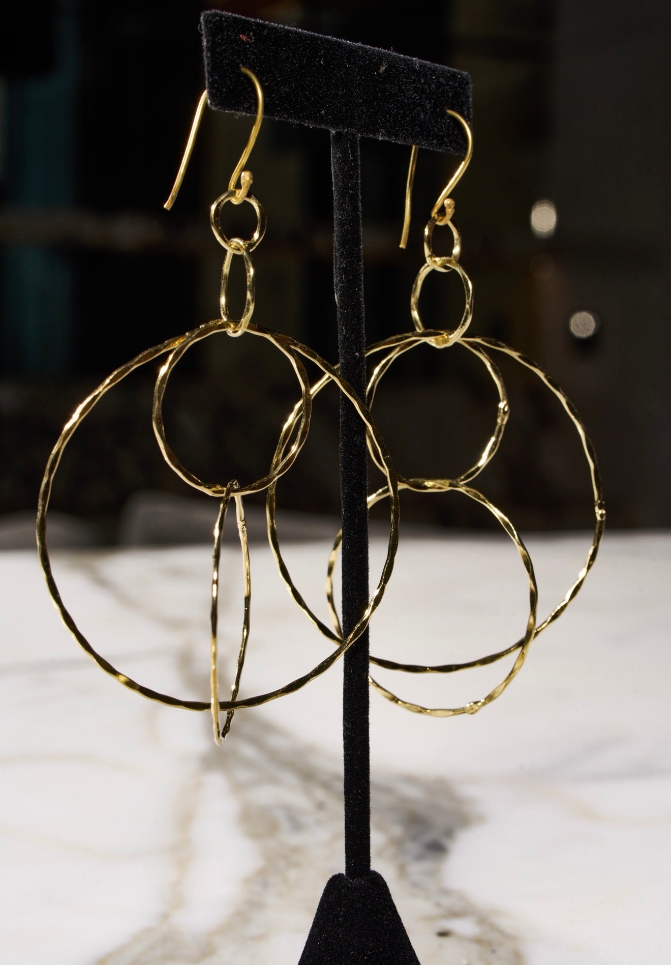 Aligned Energy Earrings Gold #53