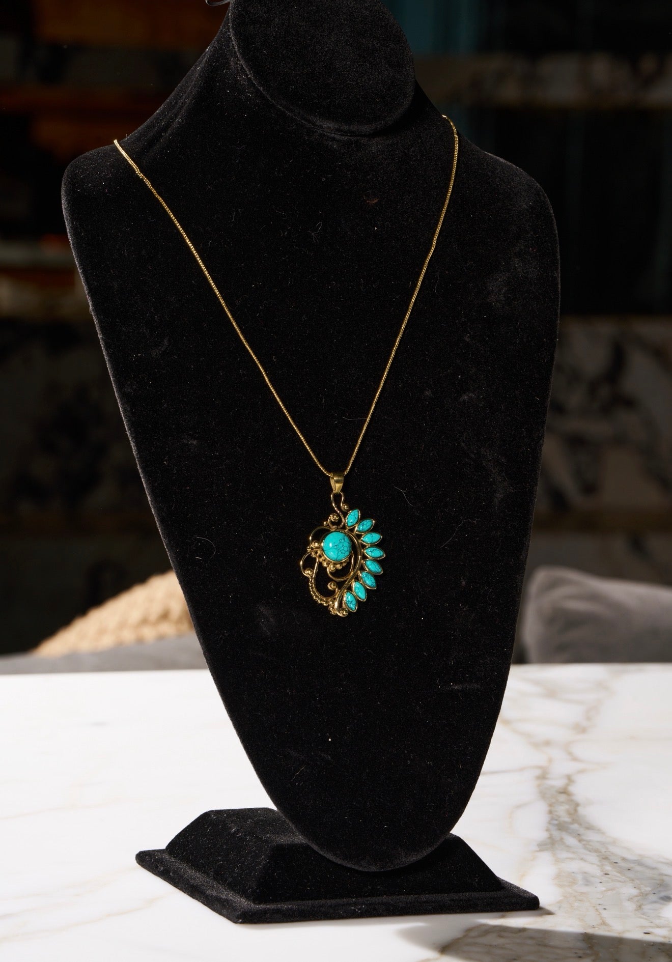 Sacred Turquoise Pendant #59